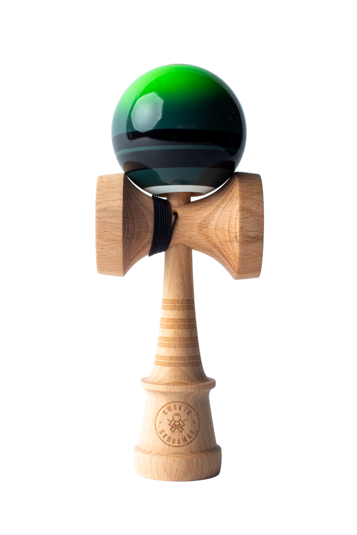 Double Stripe Fade - Green - Amped