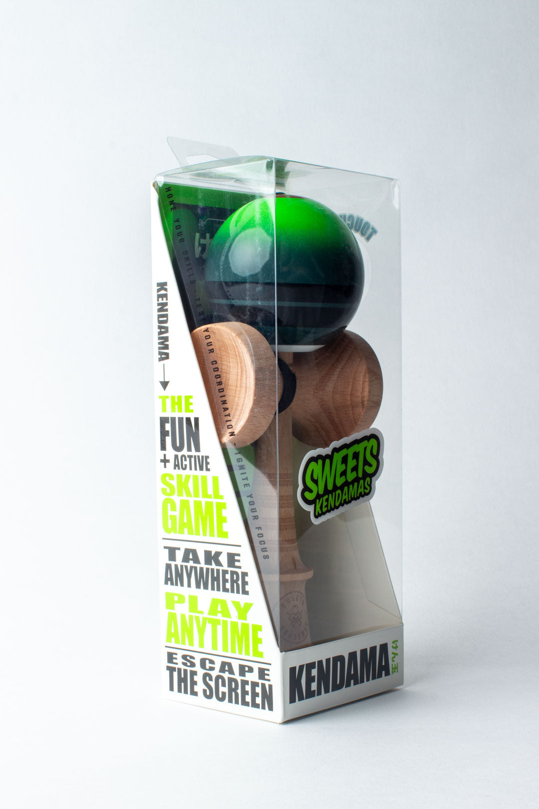 Double Stripe Fade - Green - Amped