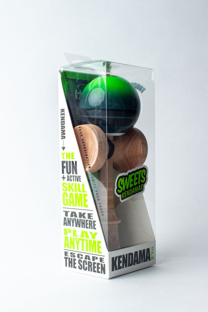 Double Stripe Fade - Green - Amped