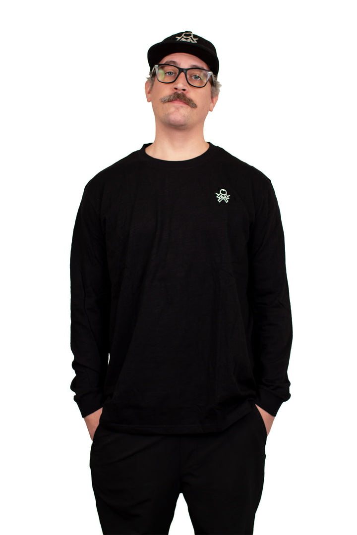 CROSSKEN - SK CUT & SEW - BLACK LONG Sleeve