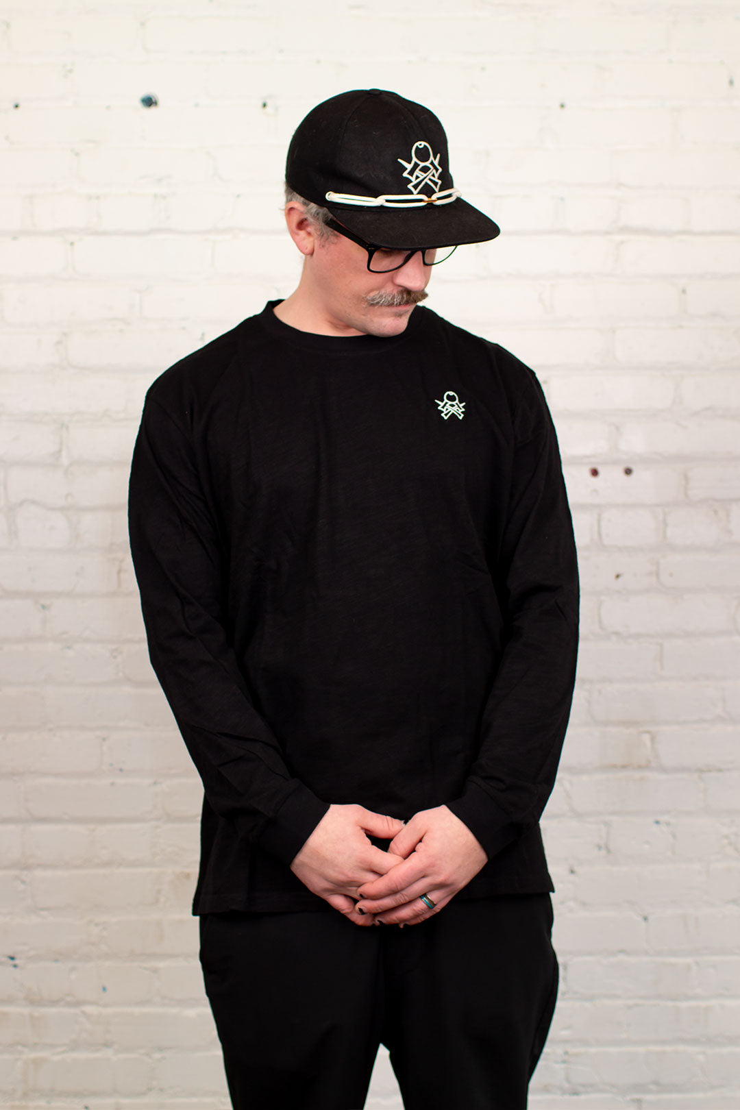 CROSSKEN - SK CUT & SEW - BLACK LONG Sleeve