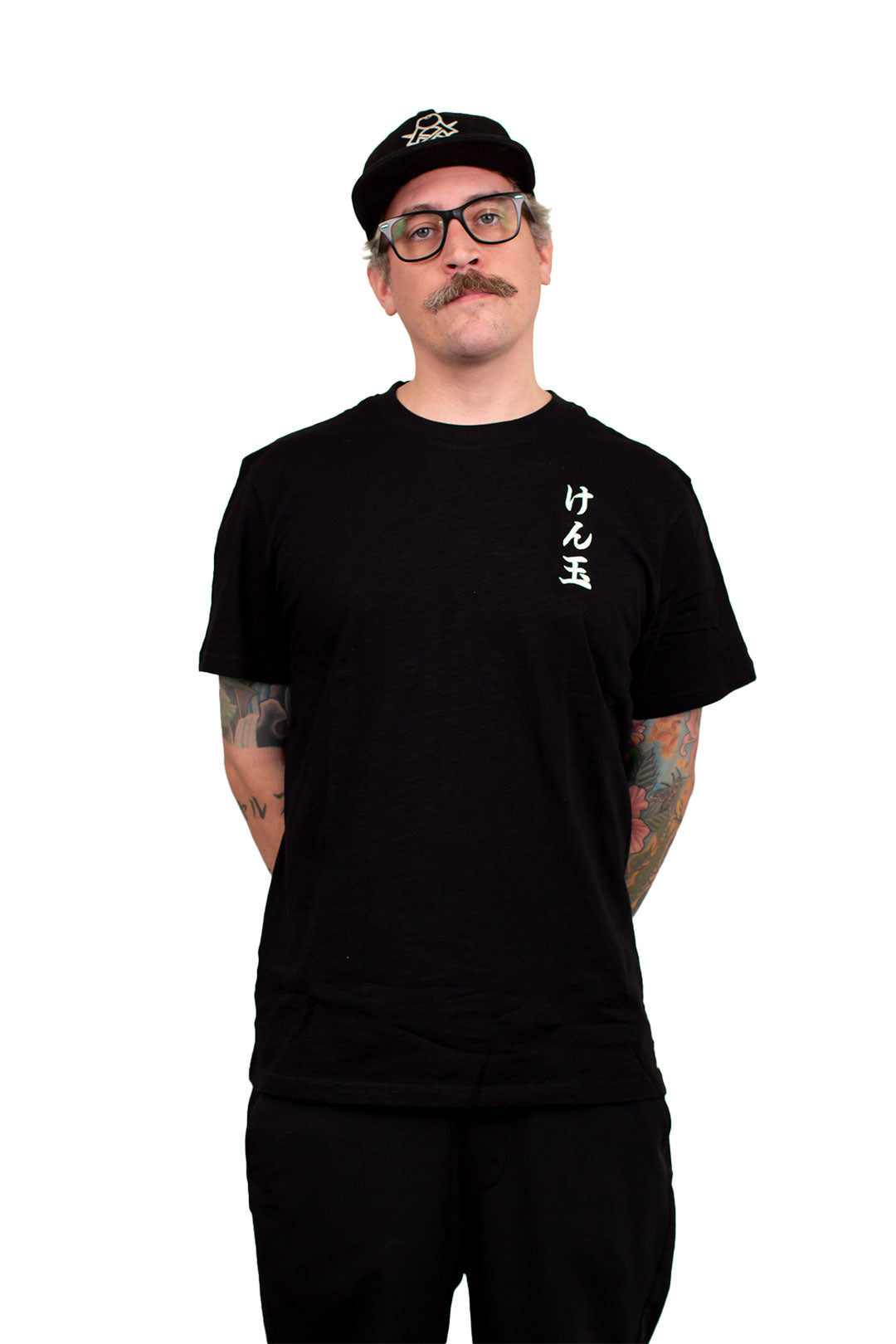 KANJI - SK CUT & SEW - Black Short Sleeve – Sweets Kendamas