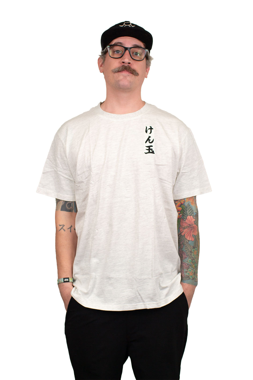 KANJI - SK CUT & SEW - GREY Short Sleeve