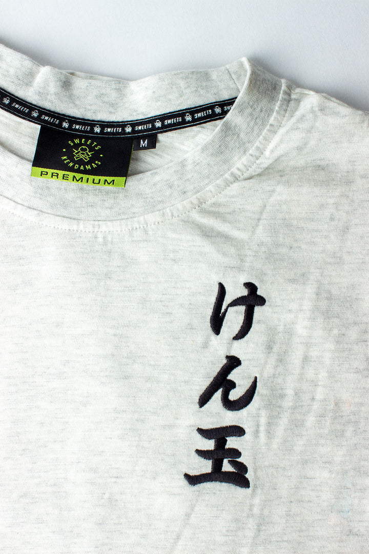 KANJI - SK CUT & SEW - GREY Short Sleeve