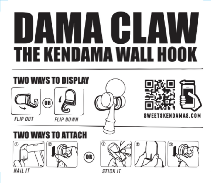 Dama Claw - The Kendama Wall Hook - GLOBAL 🌐