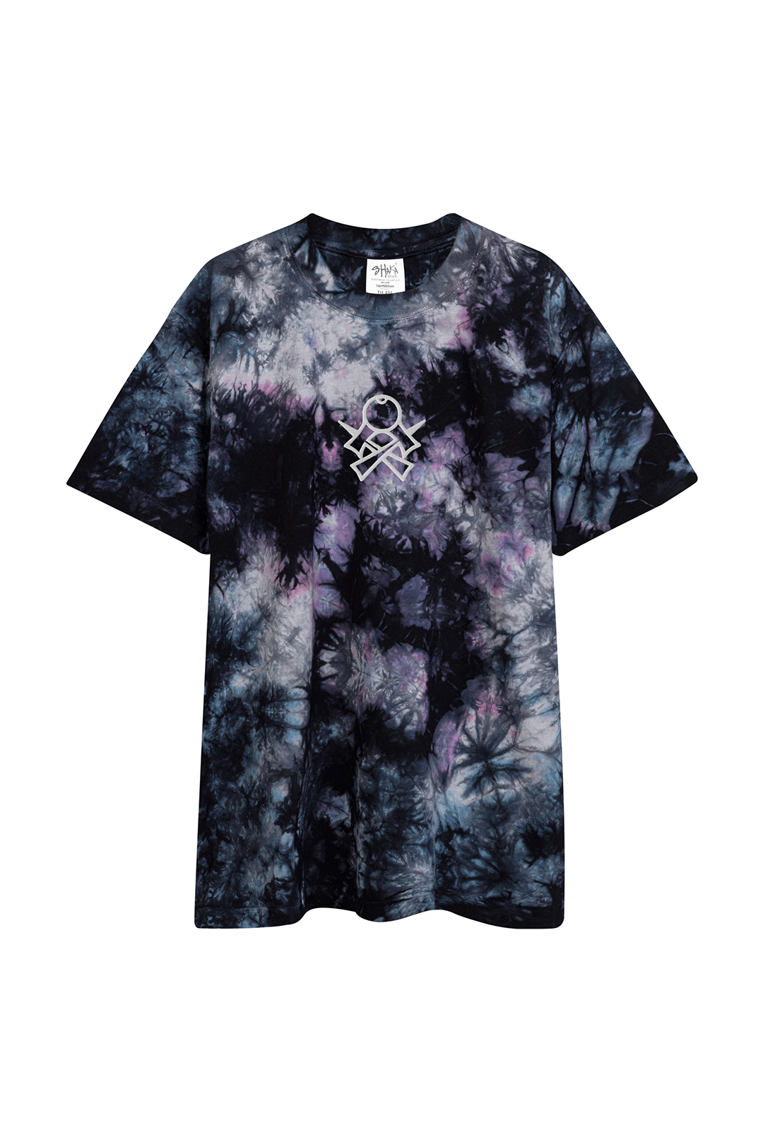 Printful CROSSKEN Tie Dye T Shirt Black L Sweets Kendamas