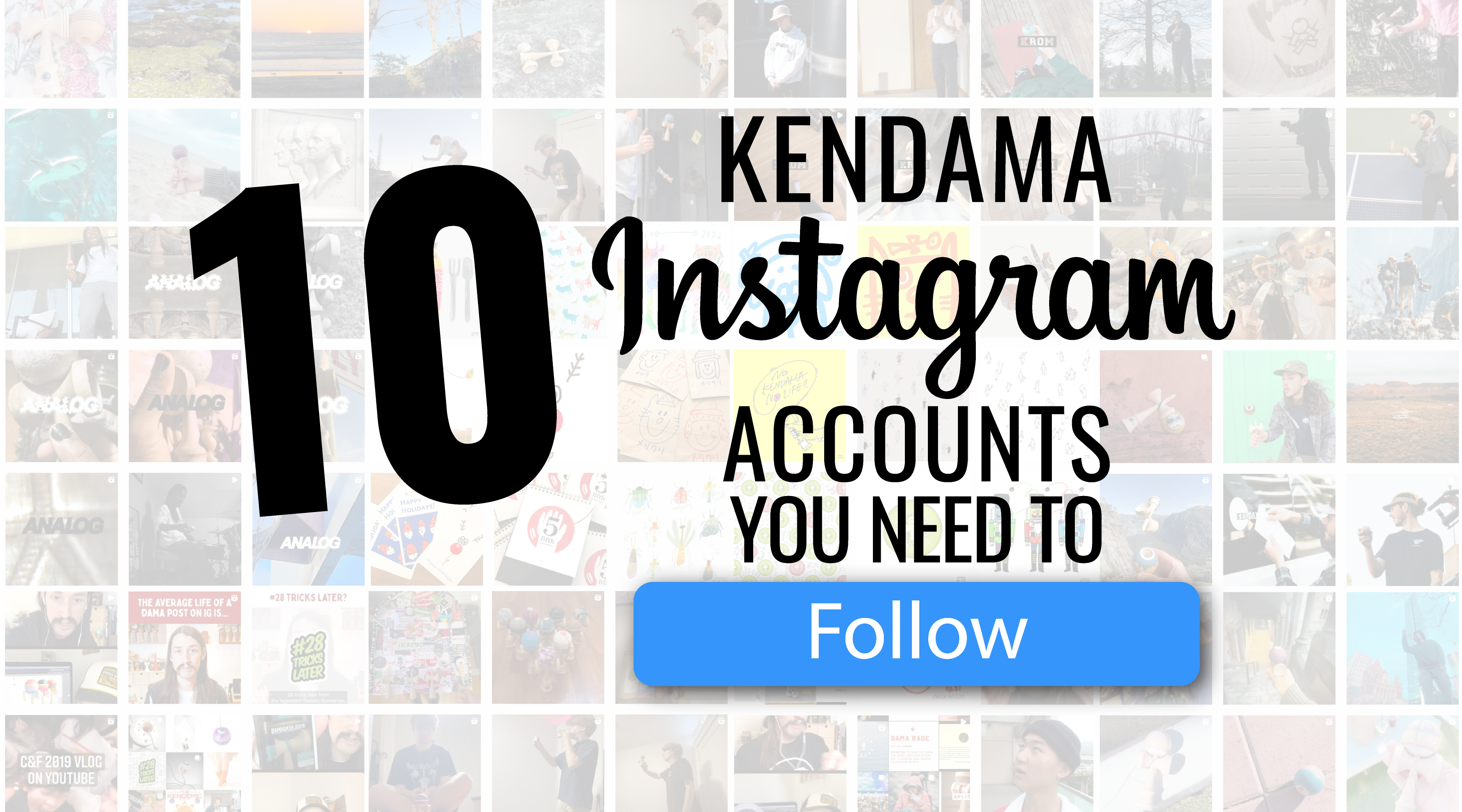 10 Kendama Instagram Accounts You Need to Follow - Feature Image - Sweets Kendamas - Blog