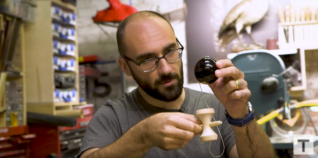 Adam Savage from MYTH BUSTERS Builds a Kendama