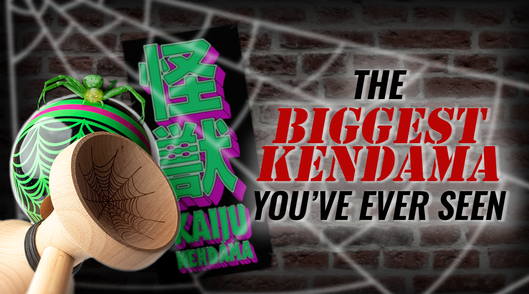 The Biggest Kendama You've Ever Seen - Kaiju Kendama - Feature Image - Sweets Kendamas - Blog
