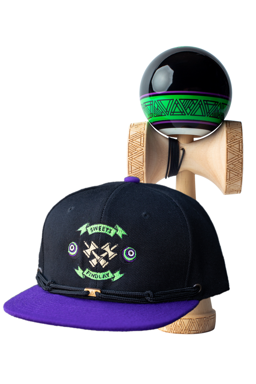 FINDLAY HATS x SWEETS - Kendama & Hat Bundle - Green
