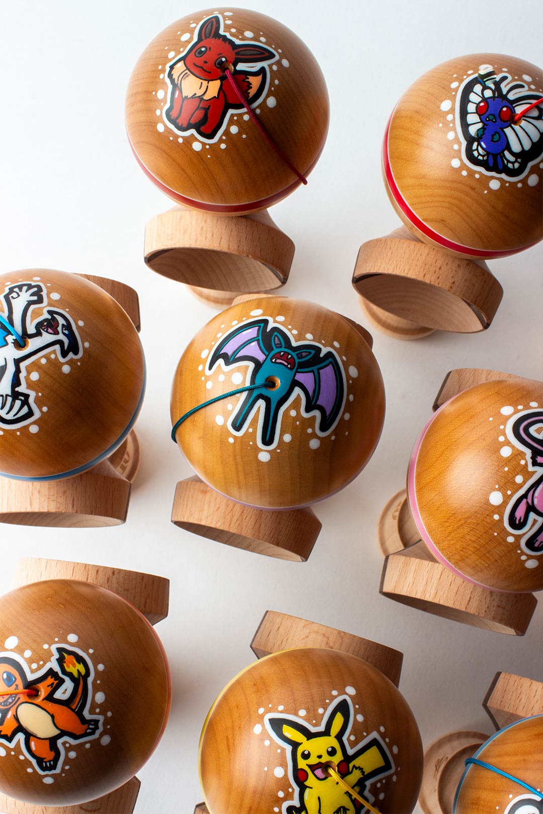 Forest Fire Customs x Sweets Kendamas - Monsters