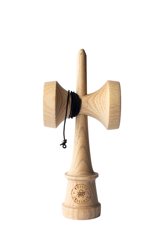 [未使用] けん玉 Sweets GROWN  Birch Sourmash Rasta Pinstripe Classic 5 Stripe Kendama - Slushy – Sweets Kendamas