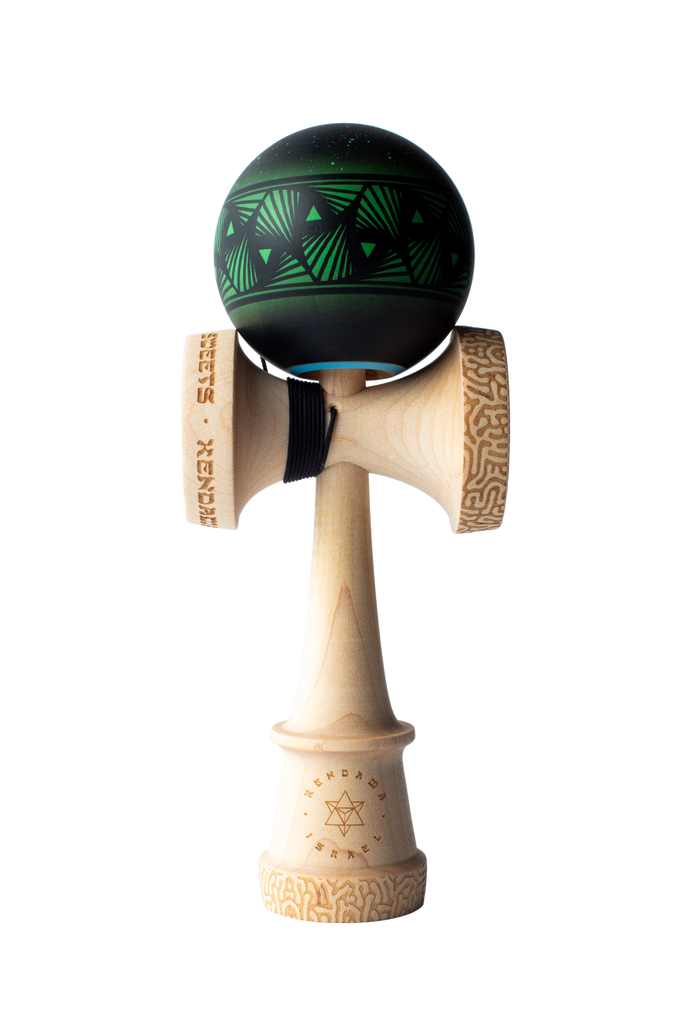 KENDAMA ISR x SWEETS - GREEN - G SHAPE – Sweets Kendamas