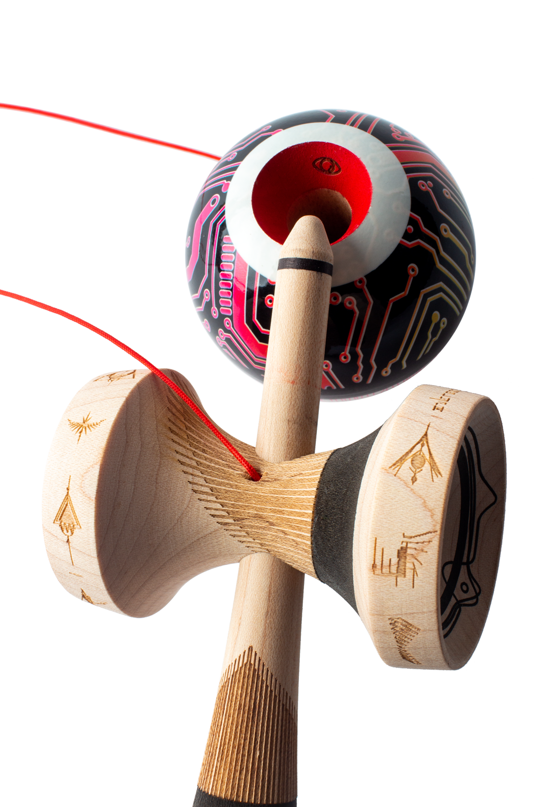 スイーツけん玉SWEETS Subtronics V2 AMPED シェイプ SUBTRONICS - V2 Signature Model - AMPED – Sweets Kendamas