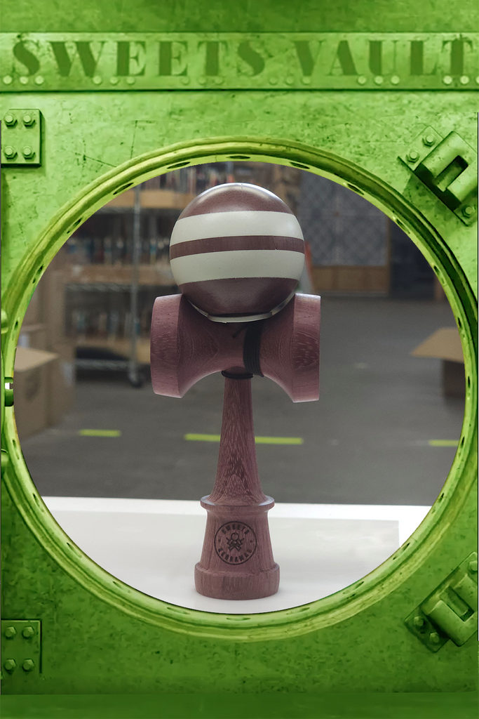 B-GRADE* DUB STRIPE - PURPLEHEART - CUSHION CLEAR – Sweets Kendamas