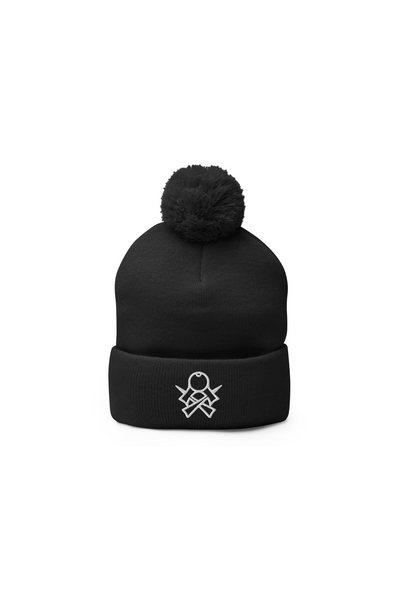 Crossken Pom-Pom Beanie